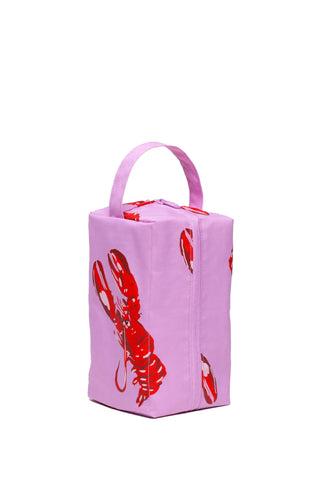Dopp Kit in Pink Lobster