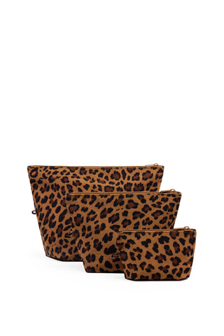 Go Pouch Set in Leopard