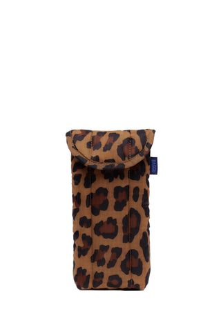 Puffy Glasses Sleeve in Leopard