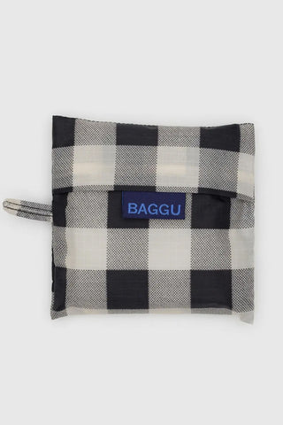 Standard Baggu in Black White Big Check