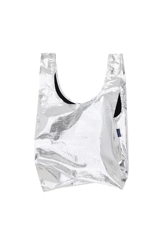 Standard Baggu - Metallic Silver