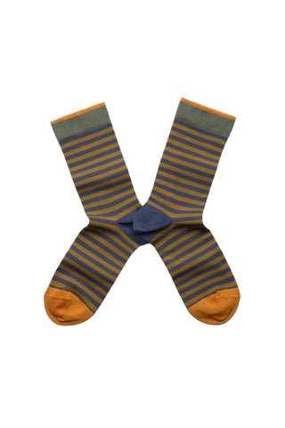 Denim Stripe Sock