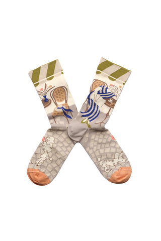 Book - Paris at the Cafe Socks