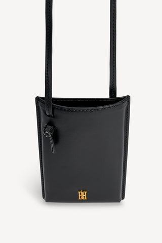 Aya Phone Crossbody in Black