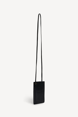 Aya Phone Crossbody in Black