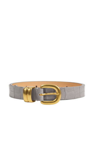 Zoilo Belt in Brushed Grey