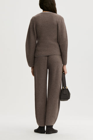 Bianca Wool Sweater in Fosil