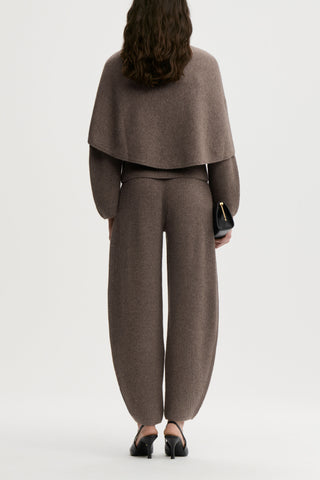Carmela Wool Trousers in Fosil