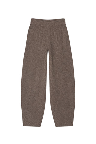 Carmela Wool Trousers in Fosil
