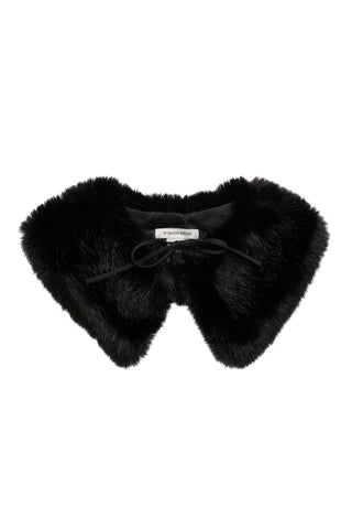 Cowie Faux Fur Collar in Black