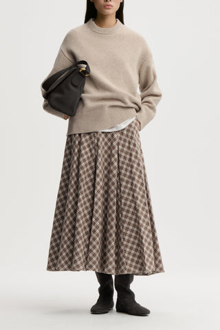 Eden Maxi Skirt in Fosil