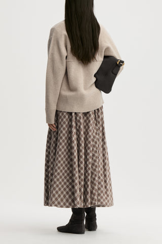 Eden Maxi Skirt in Fosil