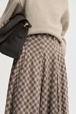 Eden Maxi Skirt in Fosil