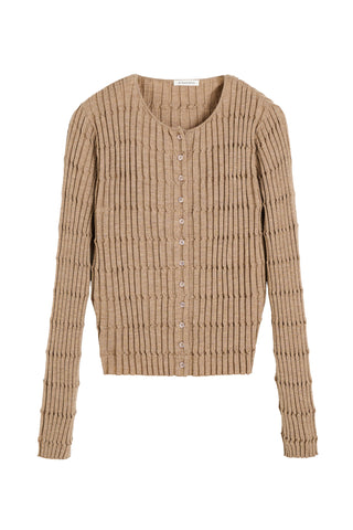 Mont Cardigan in Beige Melange