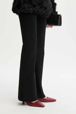 Vilesa Flared Trousers in Black