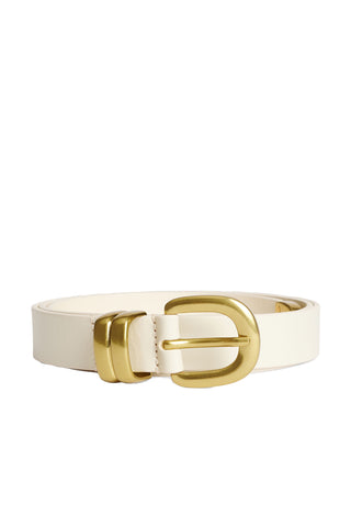 Zoilo Belt in Soft White