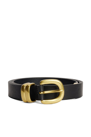 Zoilo Belt in Black Gold