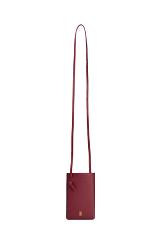 Aya Phone Crossbody in Cabernet