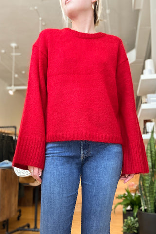 Cierra Sweater in Jester Red