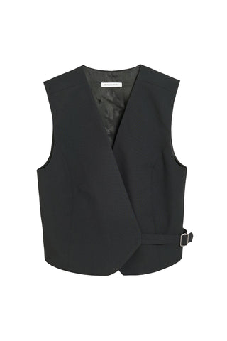 Talime Vest in Black