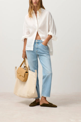 Cape Shirt in White