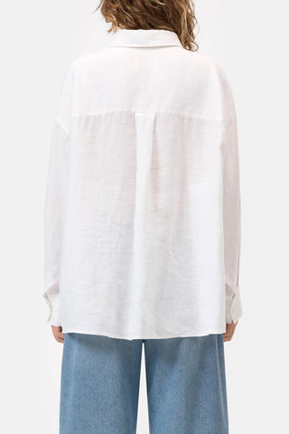 Cape Shirt in White
