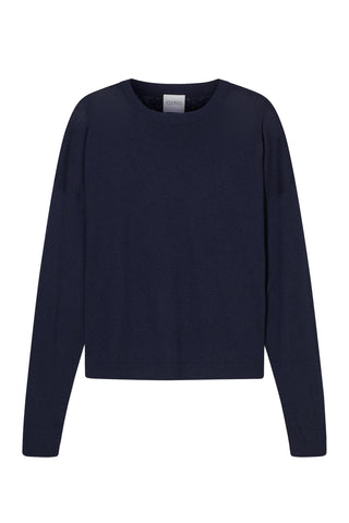 Crew Neck Long Sleeve in Dark Night