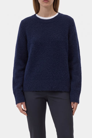 Crew Neck Long Sleeve in Dark Night