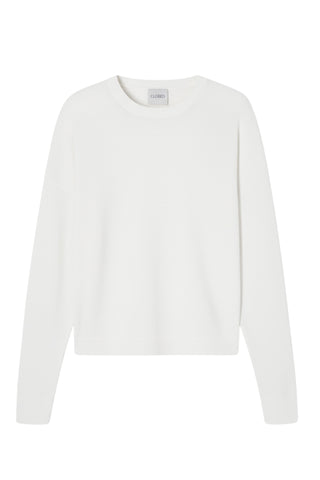 Crew Neck Long Sleeve in Ivory