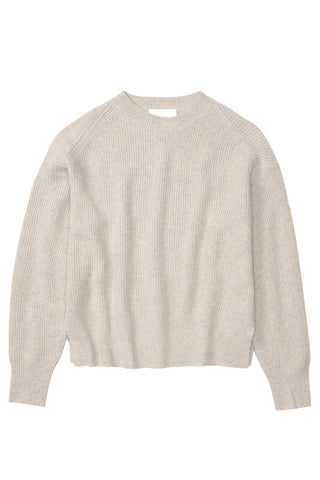 Crew Neck in Pearl Beige