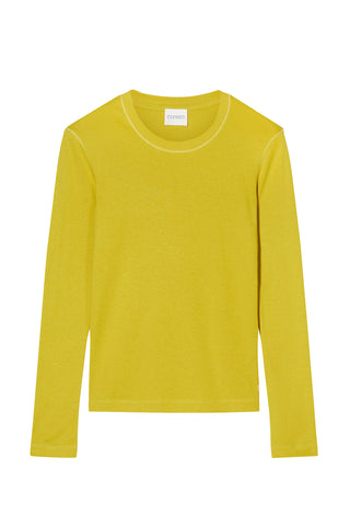 Crewneck Long Sleeve in Golden Yellow