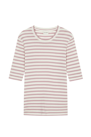 Crewneck Short Sleeve in Quartz Pink