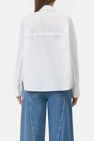 Embroidered Shirt in White