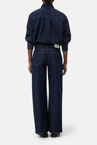 Jayla Wide Jean in Dark