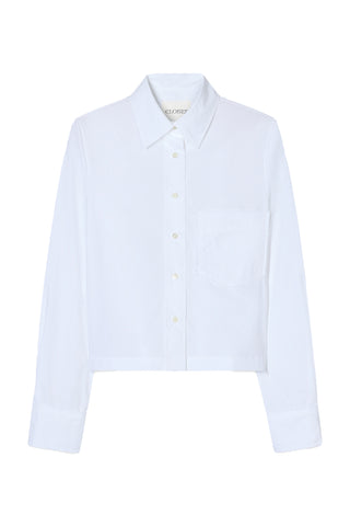 Lace Detail Shirt in White