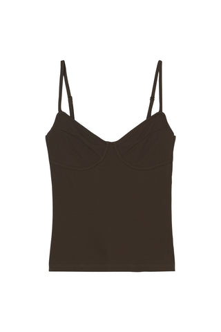 Lingerie Top in Marsh Green