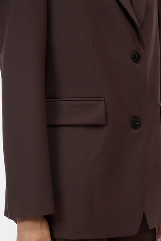 Lola Blazer in Mahogany