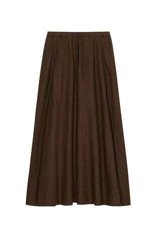 Maxi Skirt in Maple Brown