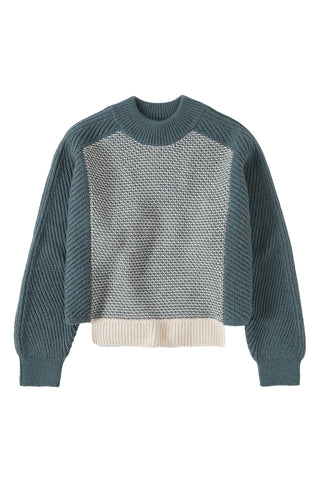 Mock Neck Long Sleeve in Pini Green