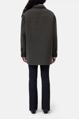 Oversize Shacket in Juniper Green Check