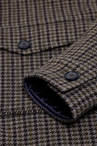 Oversize Shacket in Juniper Green Check