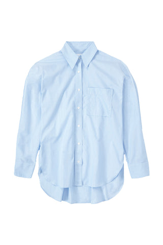 Shirt With Pocket in Lazio Blue