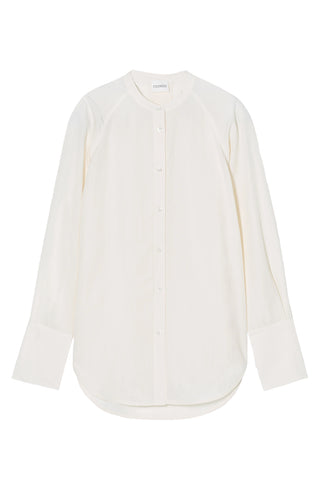 Side Slit Tunic Shirt in Ecru