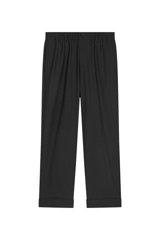 Souki Pant in Black Melange