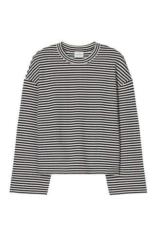 Striped Long Sleeve in Black
