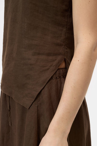 Tank Top in Maple Brown