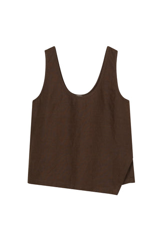 Tank Top in Maple Brown