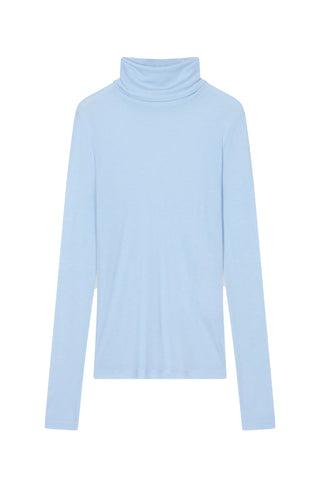 Turtleneck Shirt in Powder Blue