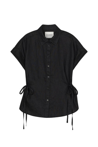 Waisted Shirt in Black
