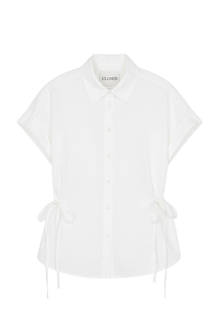 Waisted Shirt in White